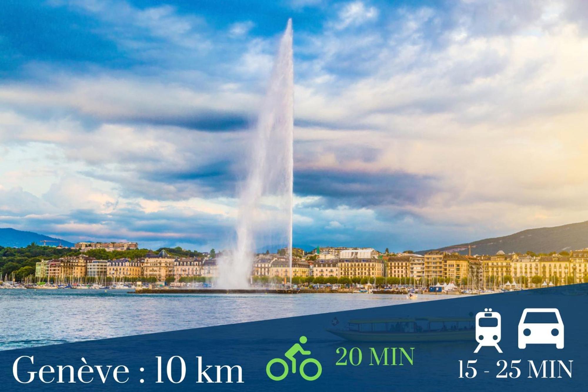 Homey Chloe - New - Parking Gratuit - Balcon Prive - Proche Geneve Annemasse Eksteriør bilde